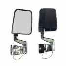 Door Mirror Kit, LED Turn Signals, Chrome, 87-02 Jeep Wrangler