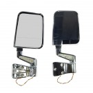 Door Mirror Kit, LED Signal, Dual Focus, Chrome, 87-02 Jeep Wrangler