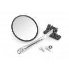 Quick Release Mirror Relocation Pair, Stainless, 97-15 Jeep Wrangler