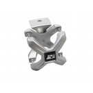 X-Clamp, Silver, 3 Pieces, 2.25-3 Inches