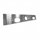 Dash Panel, Holes, Stainless Steel, 76-86 Jeep CJ Models