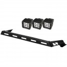 Hood Light Bar Kit, 3 Cube LED Lights, 07-15 Jeep Wrangler (JK)