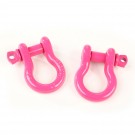 D-Shackles, 3/4-Inch, Pink, Pair