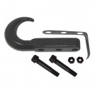 Front Tow Hook, Black, 42-02 Jeep CJ and Wrangler