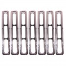 Grille Inserts, Chrome, 87-95 Jeep Wrangler (YJ)