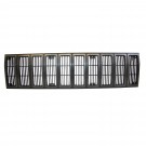 Grille Insert, Black and Gray, 84-87 Jeep Cherokee (XJ)