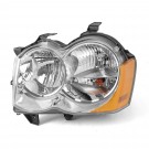 LH Headlight Without Fog Lights, 05-10 Jeep Grand Cherokee (WK)