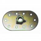 Seat Belt Mounting Oval, 1/2-inch x 20 Thread