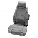 Neoprene Seat Vests, Gray, 07-15 Jeep Wrangler (JK)