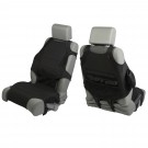 Neoprene Seat Protector Vests, Black, 07-15 Jeep Wrangler (JK)
