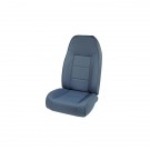 High-Back Front Seat, Non-Recline, Blue, 76-02 Jeep CJ and Wrangler