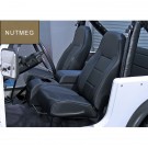 High-Back Front Seat, Non-Recline, Nutmeg, 76-02 Jeep CJ and Wrangler