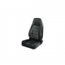 High-Back Front Seat, Reclinable, Black, 76-02 Jeep CJ and Wrangler