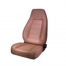 High-Back Front Seat, Reclinable, Tan, 76-02 Jeep CJ and Wrangler