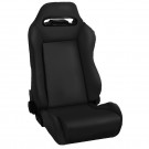 Sport Front Seat, Reclinable, Black Denim, 76-02 Jeep CJ and Wrangler