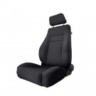Ultra Front Seat, Reclinable, Black Denim, 84-01 Jeep Cherokee (XJ)