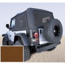XHD Soft Top, Tan, Tinted Windows, 97-06 Jeep Wrangler (TJ)