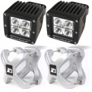 X-Clamp and LED Light Kit, Silver, 2-Pieces