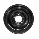Black Steel Wheel, 16 inch X 5.75 inch, 46-71 Willys and Jeep Models