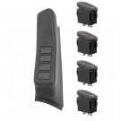 A-Pillar Switch Pod Kit, Black, LHD, 07-10 Jeep Wrangler (JK)