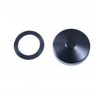 Gas Cap with Check Valve, Black, 45-69 Willys and Jeep Models