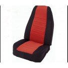 Neo Seat Cvrs Frt Blk/Red for 03-06 Wrangler & Unlimite