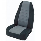 Neo Seat Cvrs RR Blk/Chr for 2007 Wrangler JK 4Door
