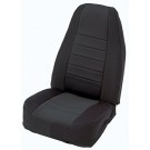 Neo Seat Cvrs Frt Blk/Blk for 97-02 Wrangler