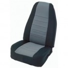 Neo Seat Cvrs Frt Blk/Chr for 03-06 Wrangler & Unlimite