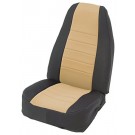 Neo Seat Cvrs RR Blk/Tan for 03-06 Wrangler & Unlimite