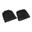 Floor Liners, Front, Black, 12-15 Toyota Hilux