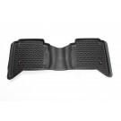 Floor Liners, Rear, Black, 12-15 Toyota Hilux Double Cab