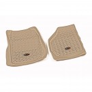 Floor Liners, Front, Tan, 99-07 Ford F-250/F-350
