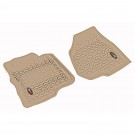 Floor Liners, Front, Tan, 11-12 Ford F-250/F-350