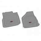 Floor Liners, Front, Gray, 08-10 Ford F-250/F-350