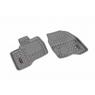 Floor Liners, Front, Gray, 11-14 Ford Explorer