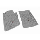 Floor Liners, Front, Gray, 05-13 Nissan Pathfinder/Xterra