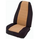 Neo Seat Cvrs Frt Blk/Tan for 03-06 Wrangler & Unlimite