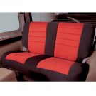 Neo Seat Cvrs RR Blk/Red for 07-12 WRANGLER JK 2DOOR