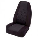Neo Seat Cvrs Frt Blk/Blk for 91-95 Wrangler