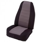Neo Seat Cvrs Frt Blk/Chr for 76-90 Wrangler