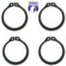 YP SJ-297X-501 - (4) Full Circle Snap Rings, fit 297X U-Joint with aftermarket axle.