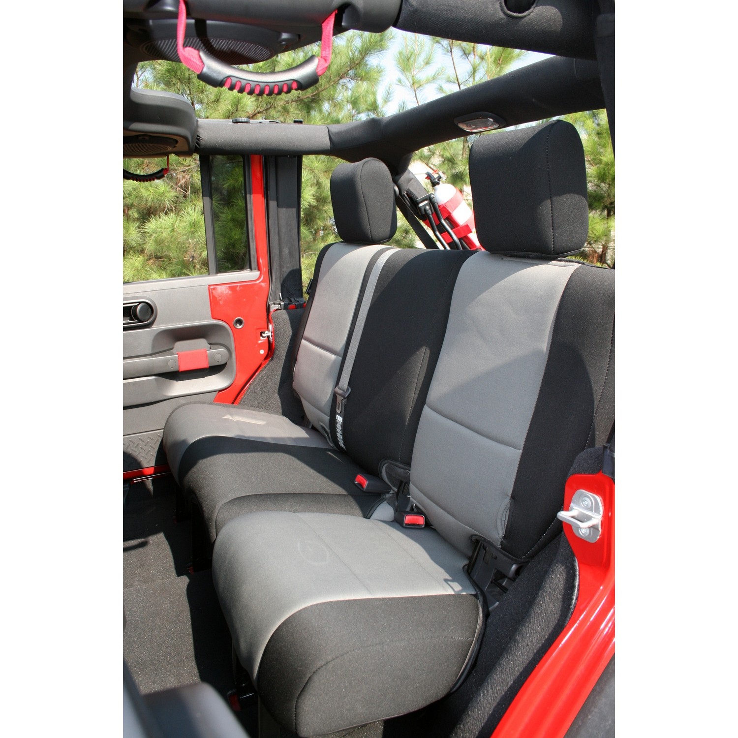Neoprene Rear Seat Cover, 07-15 Jeep Wrangler Unlimited (JK)